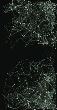 yeşil usul ağ ağ ağ ağ sanat arkaplanı illüstrasyonu 