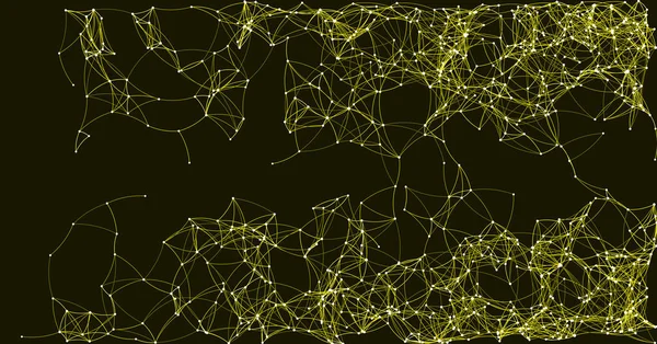 程序性艺术网络网状背景说明 — 图库矢量图片