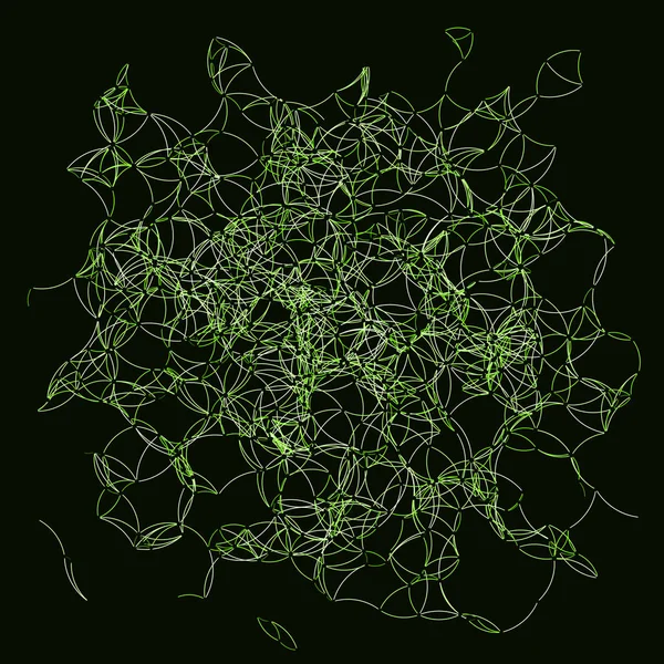 Procedurmässig Konst Nätverk Mesh Bakgrund Illustration — Stock vektor