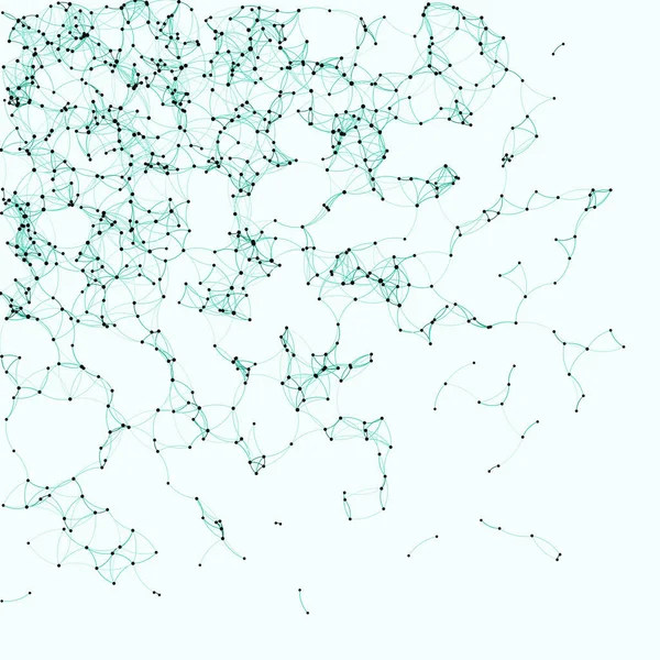 Prosedür sanatı ağı ağ ağ arkaplan illüstrasyonu