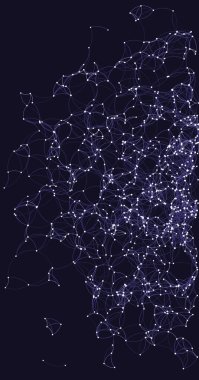 Prosedür siyah sanat ağı ağ ağ resimleme