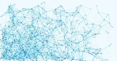 mavi ağ ağ örgü işleme sanatı arkaplan illüstrasyonu