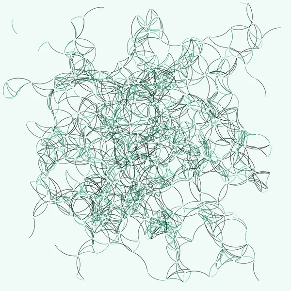 Procedurele Kunst Netwerk Mesh Achtergrond Illustratie — Stockvector