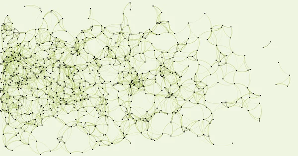 Verfahrenskunst Netzwerk Netz Hintergrund Illustration — Stockvektor