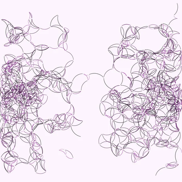 Procedurele Art Blauw Netwerk Mesh Achtergrond Illustratie — Stockvector