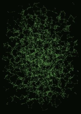 Ağ ağ ağ örgüsü işletim sanatı arkaplan illüstrasyonu