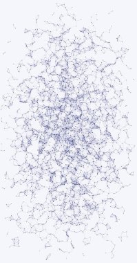 Prosedür sanatı ağı ağ ağ arkaplan illüstrasyonu