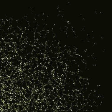 Prosedür sanatı ağı ağ ağ arkaplan illüstrasyonu