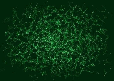 Ağ ağ ağ örgüsü işletim sanatı arkaplan illüstrasyonu