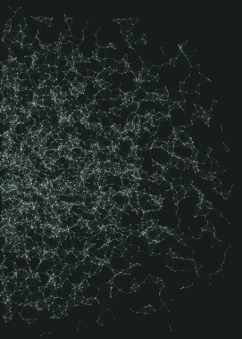 Ağ ağ ağ örgüsü işletim sanatı arkaplan illüstrasyonu