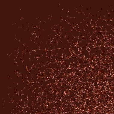 Prosedür sanatı ağı ağ ağ arkaplan illüstrasyonu