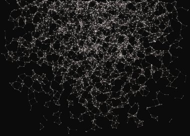 Ağ ağ ağ örgüsü işletim sanatı arkaplan illüstrasyonu