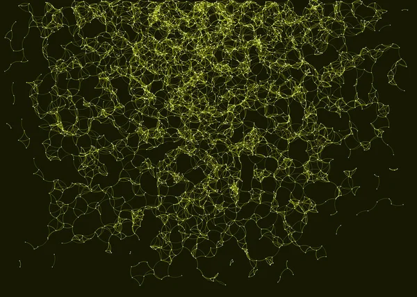 Nätverk Mesh Procedur Konst Bakgrund Illustration — Stock vektor