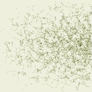 ağ örgüsü gelişigüzel sanatsal arkaplan illüstrasyonu 