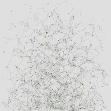 ağ örgüsü gelişigüzel sanatsal arkaplan illüstrasyonu 