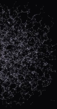 ağ örgüsü gelişigüzel sanatsal arkaplan illüstrasyonu 