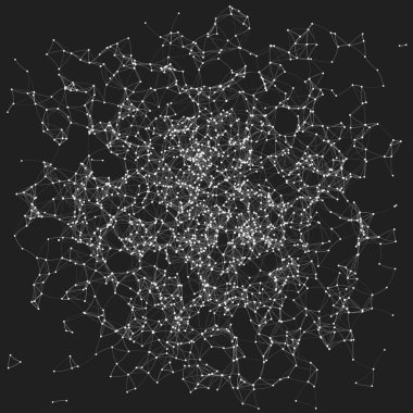 ağ örgüsü gelişigüzel sanatsal arkaplan illüstrasyonu