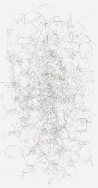 ağ örgüsü gelişigüzel sanatsal arkaplan illüstrasyonu 