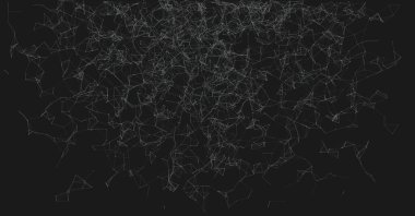 ağ örgüsü gelişigüzel sanatsal arkaplan illüstrasyonu 