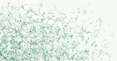 yeşil ağ ağ örgüsü işletim sanatı arkaplan illüstrasyonu 