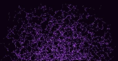 mor ağ ağ örgüsü işletim sanatı arkaplan resimlemesi 