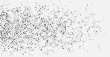 ağ örgüsü gelişigüzel sanatsal arkaplan illüstrasyonu
