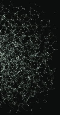 ağ örgüsü gelişigüzel sanatsal arkaplan illüstrasyonu 