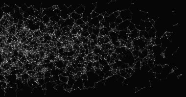 ağ örgüsü gelişigüzel sanatsal arkaplan illüstrasyonu