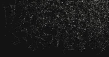 ağ örgüsü gelişigüzel sanatsal arkaplan illüstrasyonu 