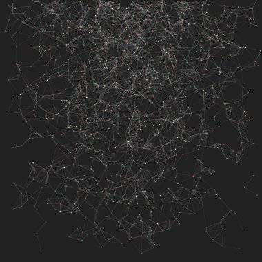 ağ örgüsü gelişigüzel sanatsal arkaplan illüstrasyonu