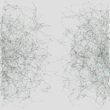 ağ örgüsü gelişigüzel sanatsal arkaplan illüstrasyonu