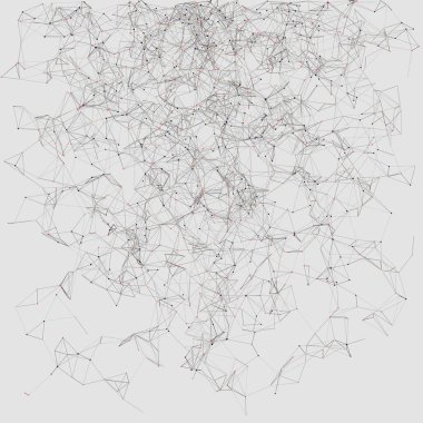 ağ örgüsü gelişigüzel sanatsal arkaplan illüstrasyonu