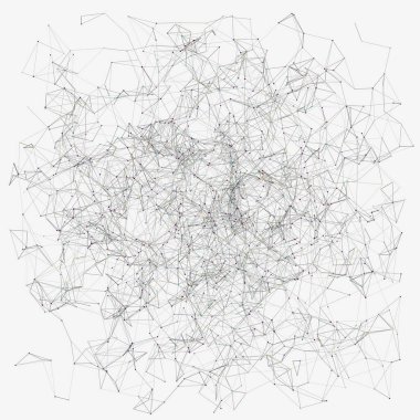 ağ örgüsü gelişigüzel sanatsal arkaplan illüstrasyonu