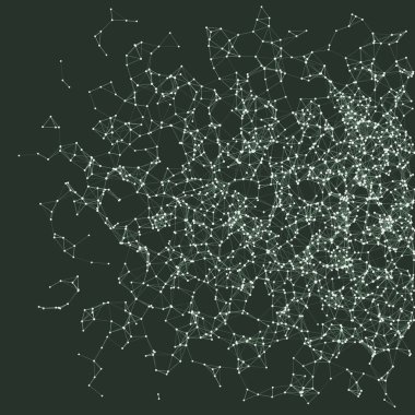 Ağ ağ ağ örgüsü işletim sanatı arkaplan illüstrasyonu
