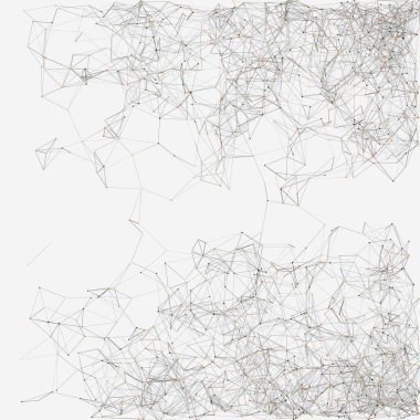 ağ örgüsü gelişigüzel sanatsal arkaplan illüstrasyonu