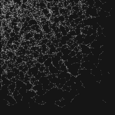 ağ örgüsü gelişigüzel sanatsal arkaplan illüstrasyonu