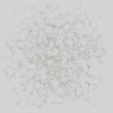 ağ örgüsü gelişigüzel sanatsal arkaplan illüstrasyonu 