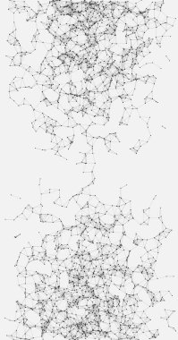 ağ örgüsü gelişigüzel sanatsal arkaplan illüstrasyonu