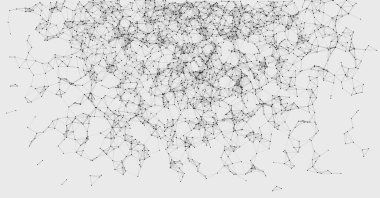 ağ örgüsü gelişigüzel sanatsal arkaplan illüstrasyonu