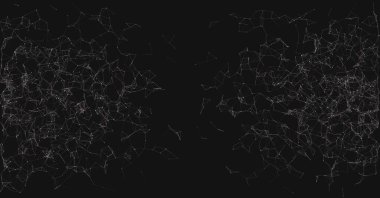 ağ örgüsü gelişigüzel sanatsal arkaplan illüstrasyonu