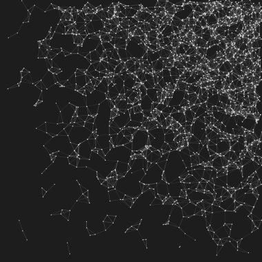 ağ örgüsü gelişigüzel sanatsal arkaplan illüstrasyonu