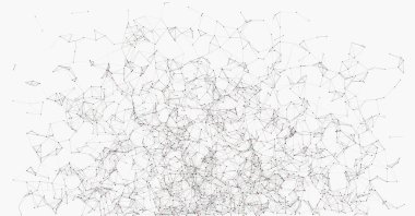 ağ örgüsü gelişigüzel sanatsal arkaplan illüstrasyonu