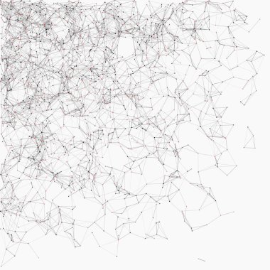 ağ örgüsü gelişigüzel sanatsal arkaplan illüstrasyonu