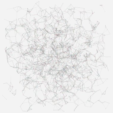 ağ örgüsü gelişigüzel sanatsal arkaplan illüstrasyonu