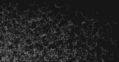 ağ örgüsü gelişigüzel sanatsal arkaplan illüstrasyonu