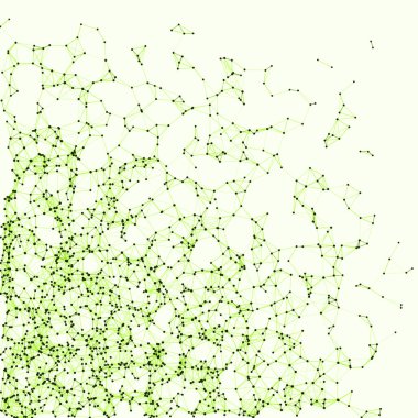 ağ örgüsü gelişigüzel sanatsal arkaplan illüstrasyonu 