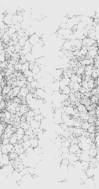 ağ örgüsü gelişigüzel sanatsal arkaplan illüstrasyonu