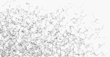 ağ örgüsü gelişigüzel sanatsal arkaplan illüstrasyonu