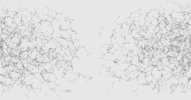 ağ örgüsü gelişigüzel sanatsal arkaplan illüstrasyonu