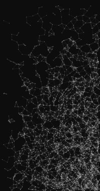 ağ örgüsü gelişigüzel sanatsal arkaplan illüstrasyonu